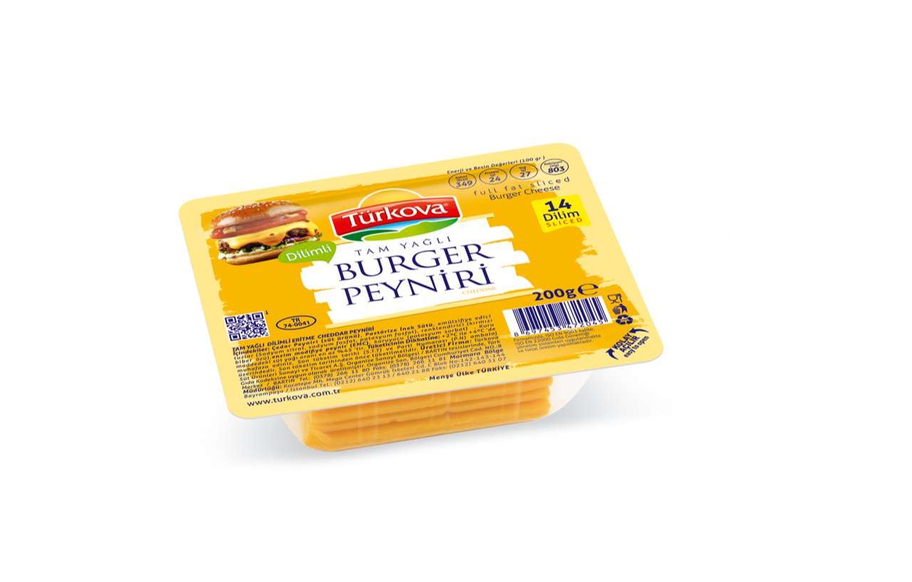 TÜRKOVA BURGER PEYNİRİ 200 G